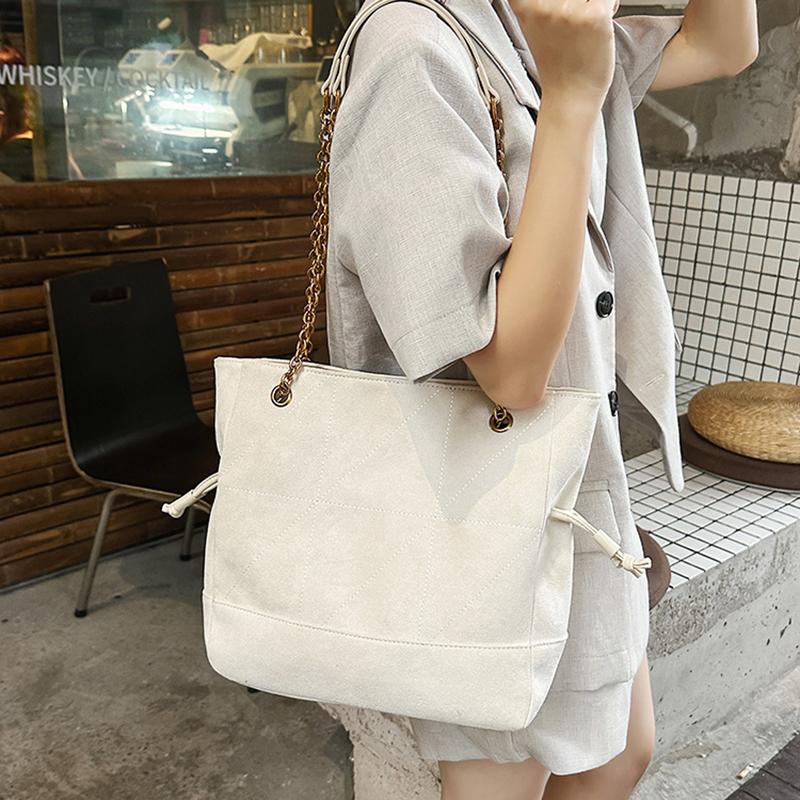 Yogodlns Luxury Large Capacity Faux Suede Tote Bag Winter Designer Shoulder Bag Women's Underarm Bag Handbags and Purses