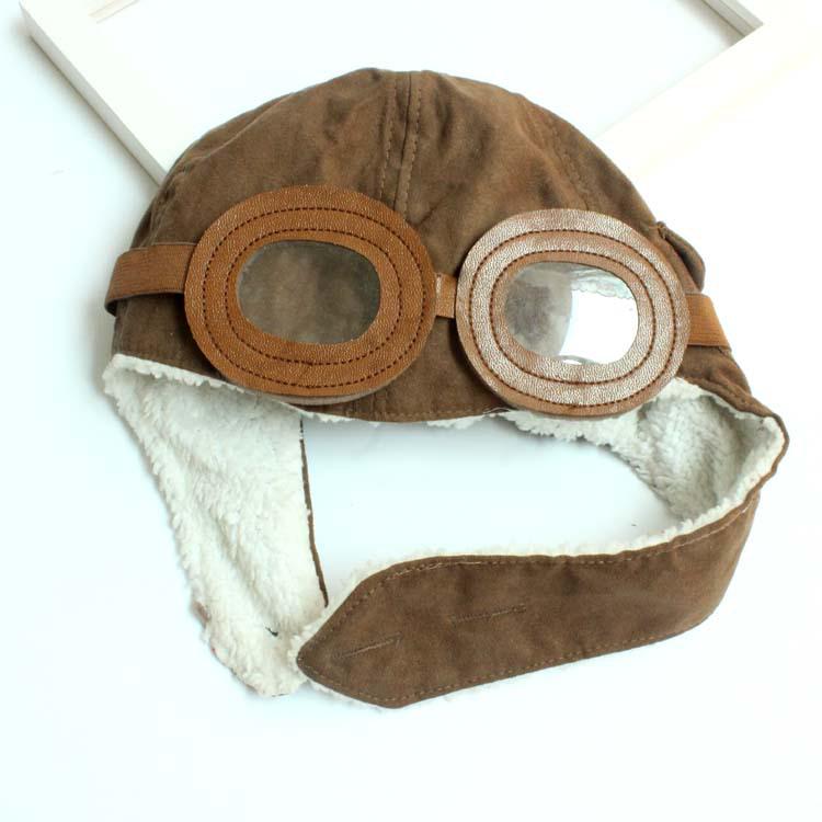 Kinder Cartoon Flieger Ohrenschutz Mütze im koreanischen Stil für Jungen und Mädchen - Warme Herbst-/Winter Lei Feng Mütze