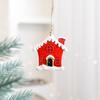 Santa Claus Hanging Pendants Christmas Tree Decor Resin Festive Decorations for Home Party Xmas DIY Gifts
