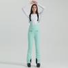 2024 Gsou Snow Winter Ski Pant Women Snowboard Strap Trouser High Waist Elastic Windproof Waterproof Thicken Thermal for Outdoor