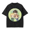Vintage Washed Tshirt Hetalia Axis Power  Cotton Tshirts  Fashion Tee Shirt For Man Summer Y2k Fun Design Top Tees