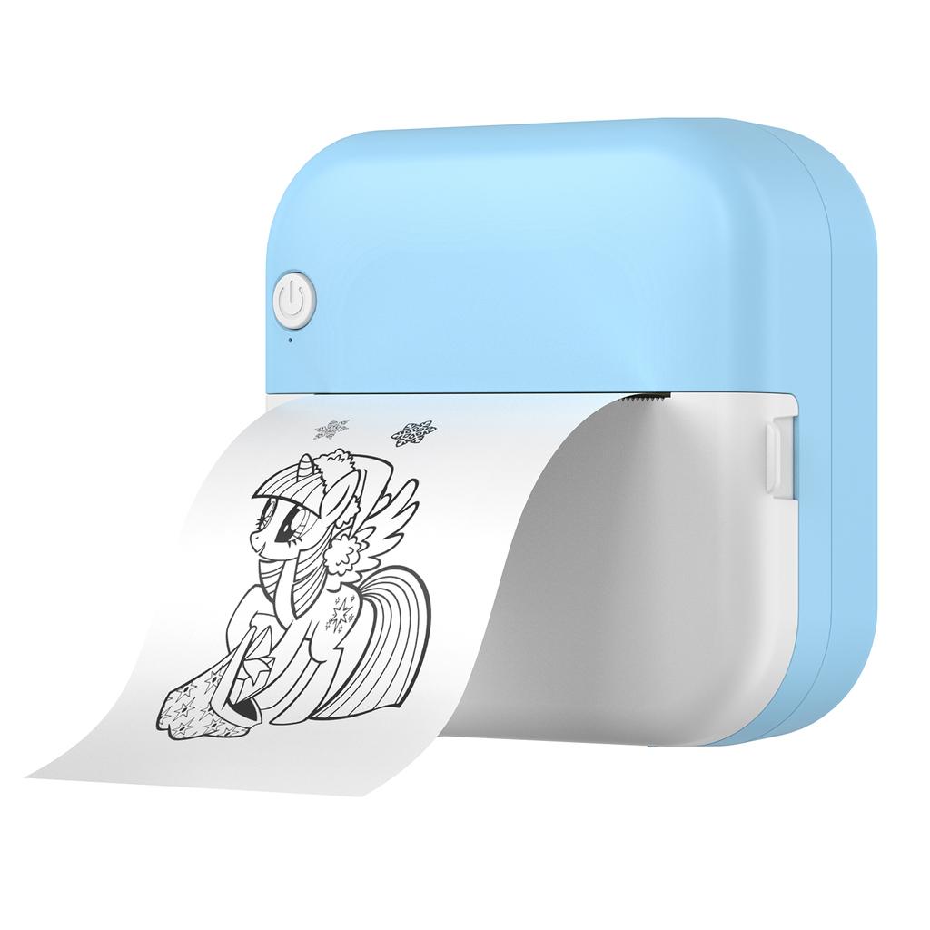 Mini Thermal Printer Multifunction Portable Sticker Maker Instant Photo Inkless Printing Support BT