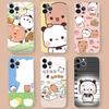 Character Bubu And Dudu Transparent Phone Case For IPhone 16 15 14 13 12 11 Pro Max Plus Soft Cover