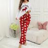 European & American Women's Autumn/Winter Slim-fit Pajama Set: Fashionable Homewear Tops & Trousers