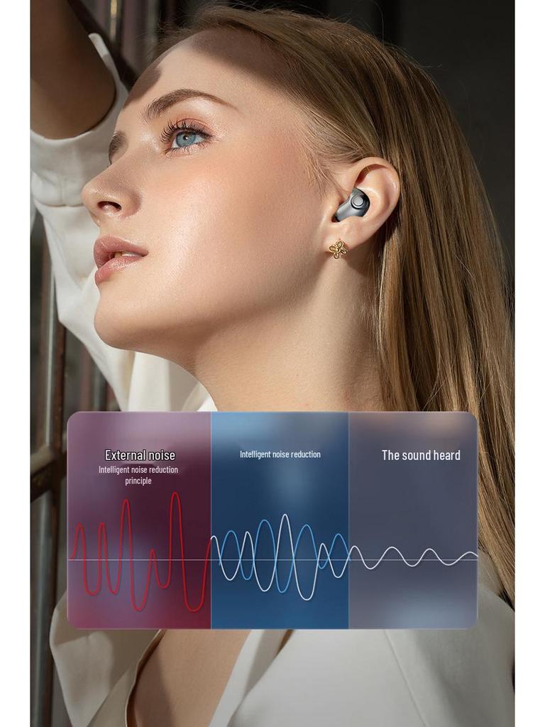 MD558 Ultra-thin Bone Conduction Wireless Bluetooth In-ear Sleep Headset