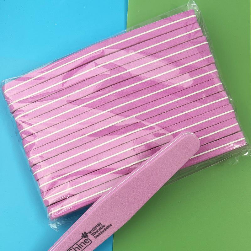 Nail Art Tool Set Diamond-Shape Sponge Files Double-Sided Nail Files Accessories Nail Art Buffing Strips Polishing Strips 5pcs