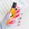 Für TCL 305 Hülle Für TCL 306 Blumenmuster Transparentes TPU Silikon Weiche Handyhüllen Cover Hülle Stoßstange Für TCL 305 306 Fundas