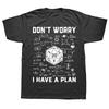 Neuheit Dungeon Drache T-Shirts Grafik Streetwear Kurzarm Ich Habe Einen Plan D20 Würfel Rollenspiel DnD T-Shirt Herren Kleidung
