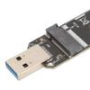 NVMe to USB, Portable SSD 10 Gbps 3.2 Adapter Plug and Play Gen 2 Bridge Chip M.2 NVME Black