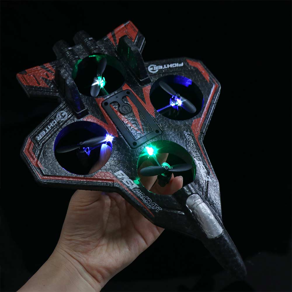 EPP Foam Four Motor Helicopter Toy Rechargeable RC Hobby Jet Plane  Boys Baby Girls