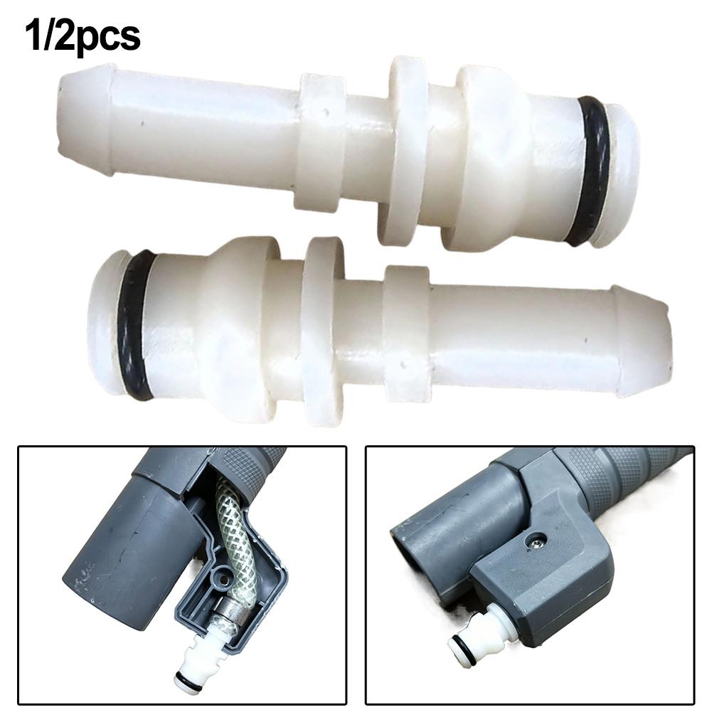 1/2pcs Hose Connector Stem For Karcher Models For Puzzi 100/ 200/ 8/1- 44430190 Replacement Accessories