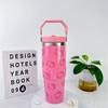 30Oz Car Cup 304 Stainless Steel Vacuum Insulation Cold Preservation Handle Cup Cartoon Kt Cat Car Cup Ice Bar