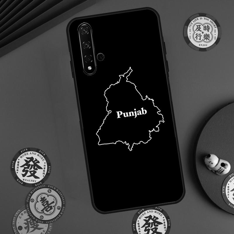 Punjab Map Outline For Huawei Nova 12s 12i 7i 8i 11i Y73 Y70 Y90 Y60 Y72 Y61 Y91 9 10 SE P30 Pro P40 Lite Case