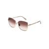 Ferragamo Fashionable Luxury Square Sunglasses Women sunglasses Black Rose-Gold SF320SLBK-1