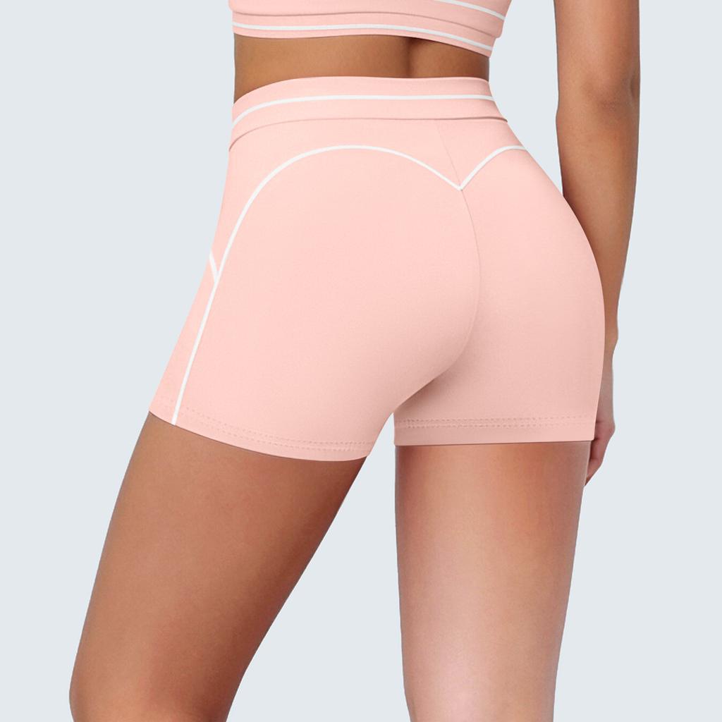 New contrasting color tight high elastic breathable yoga suit six-piece sports running fitness yoga suit women