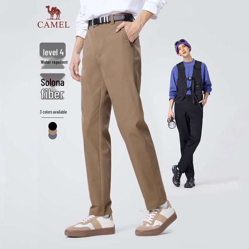 CAMEL Men s Water-Repellent Straight-Leg Casual Sweatpants L