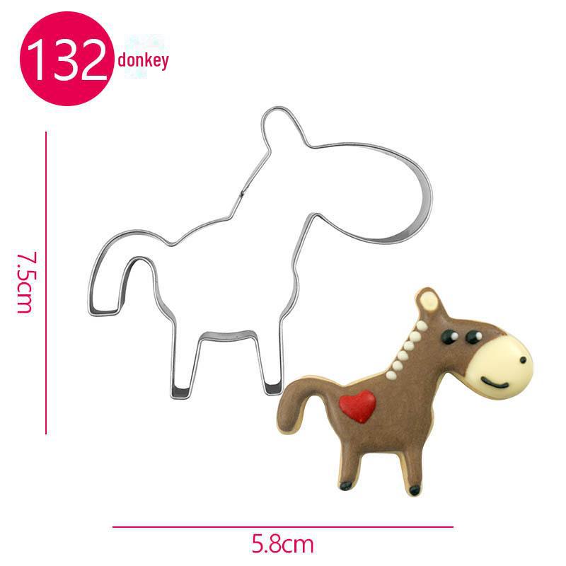 

Набор форм для печенья и помадки из нержавеющей стали - дизайны слона и жирафа