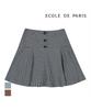 ECOLEDEPARIS Check Flare Mini Skirt_Rb34Wscm33Z