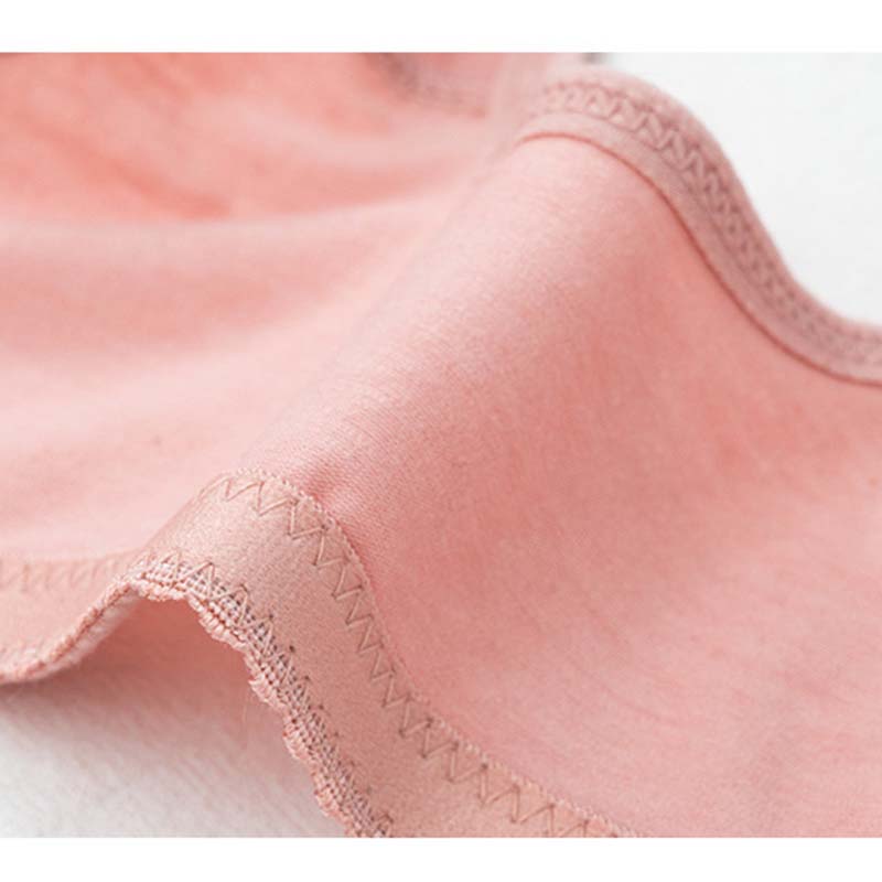 BH mit Knopf vorne, bedruckt, breite Schulterträger, Baumwollunterwäsche, kabellos, leicht und atmungsaktiv, weich, bequem, Sportweste, Anti-Erschlaffung