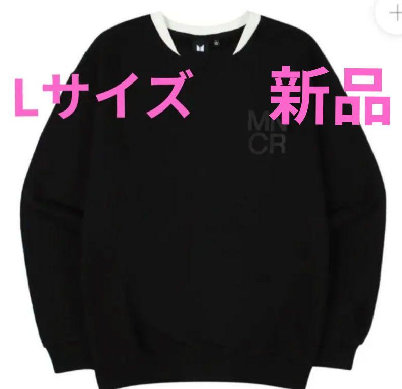 

[USED] BTS MONOCHROME Crew Neck Shirt (L) with Trading Card