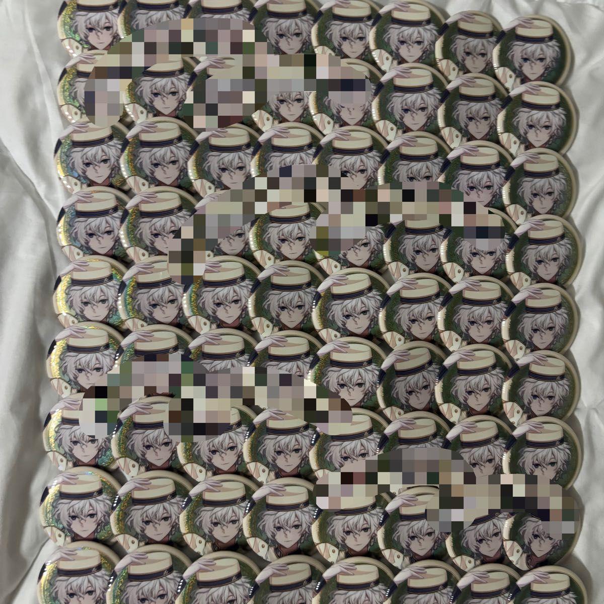 Used Nijisanji Murakumo Kagetsu Biscuit Tin Badge 80 pieces