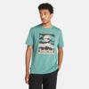 Timberland Men's Short Sleeve Graphic T-Shirt, Sea Pine, Size L, TB0A2QP8CL61