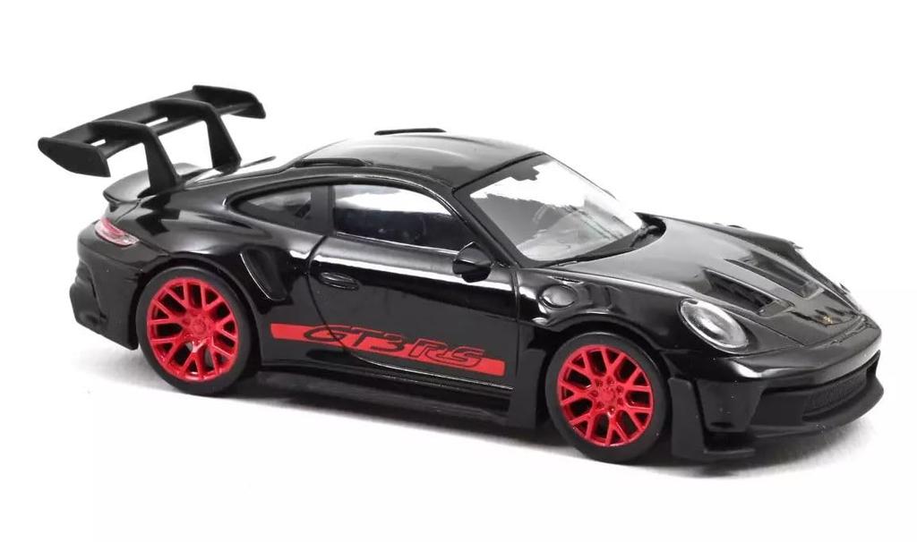 Norev Scale Porsche 911 992 GT3 RS 2022 NOREV 911 GT3 RS Diecast Car 1/43 Black/Red Jet-Car