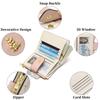 RNIEGA Women's Bifold Wallet, Compact and Lightweight, Wildflower Print, Coin Purse, Card Slots, Anti-Skimming, Stylish Floral Design