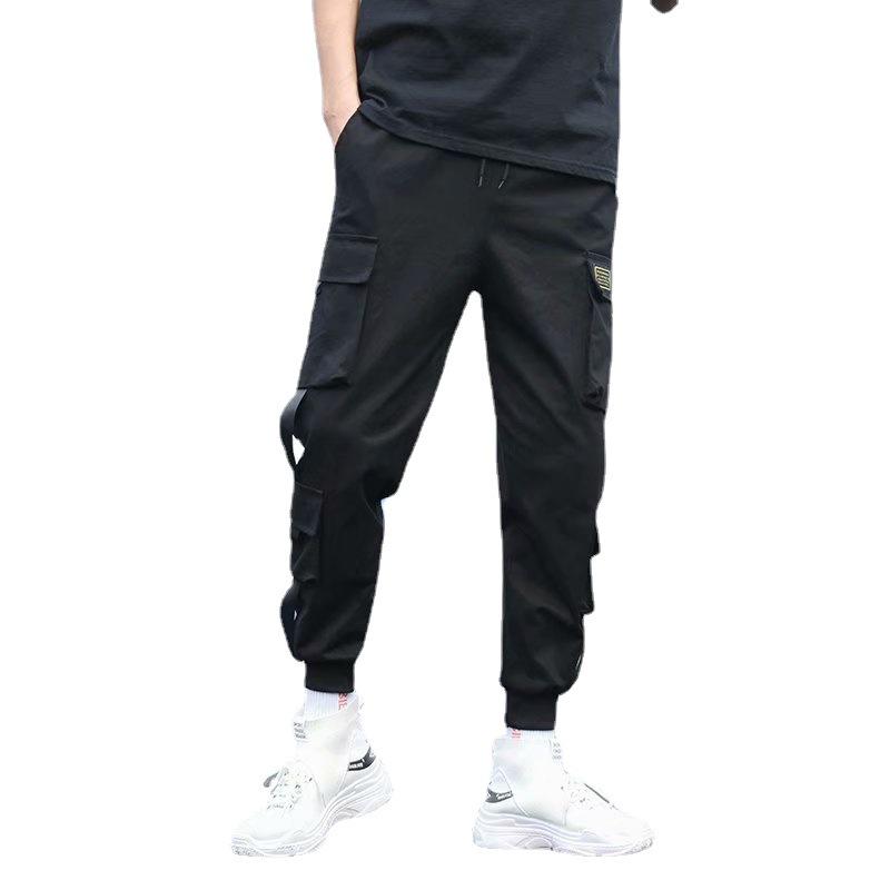 Pantaloni harem eleganți cu manșetă pentru bărbați - Pantaloni casual la modă, cu croială largă, lungime nouă puncte