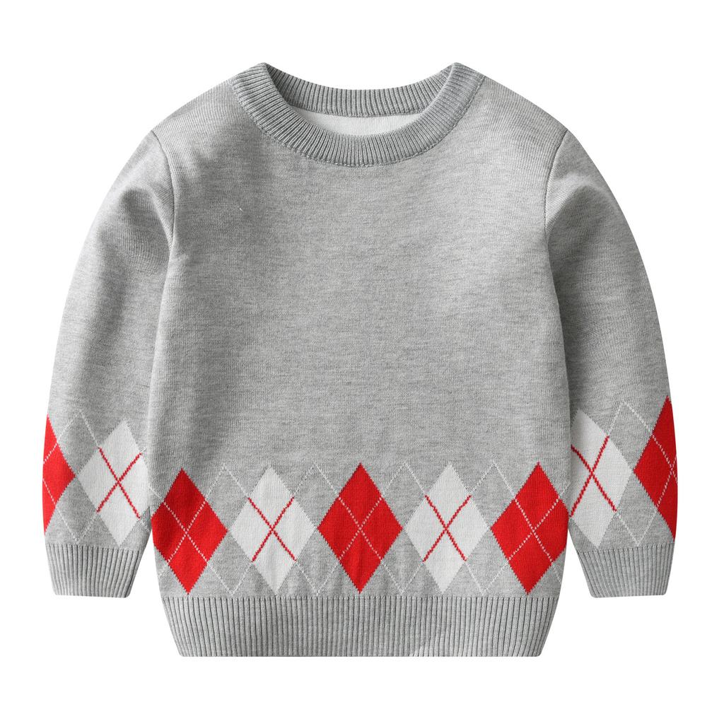 Dziecięcy sweter świąteczny Jesień Zima Dziewczęcy sweter pulowerowy Chłopięcy sweter świąteczny z kreskówek