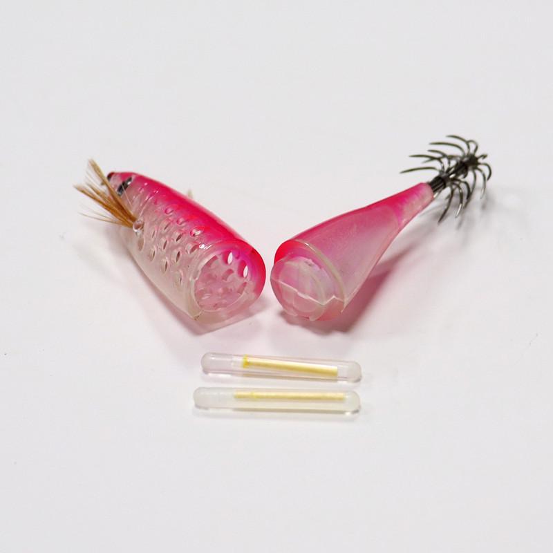 Cesta de Isca de Camarão de Madeira para Pesca: Lula, Polvo & Choco, 10g