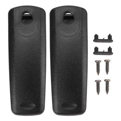 2Pcs Walkie Talkie Belt Clip Portable Sturdy Easy Installation Radio Replacement Belt Clip for