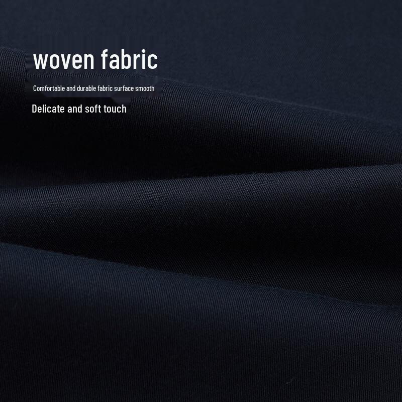 HLA Men's Light Business Casual Pants with Embroidered Lettering