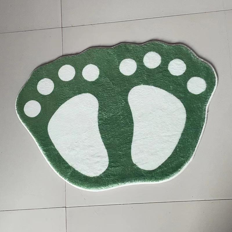 Cute Paw Non-slip Bathroom Entrance Mat - Water Absorbent and Non-slip Foot Rug