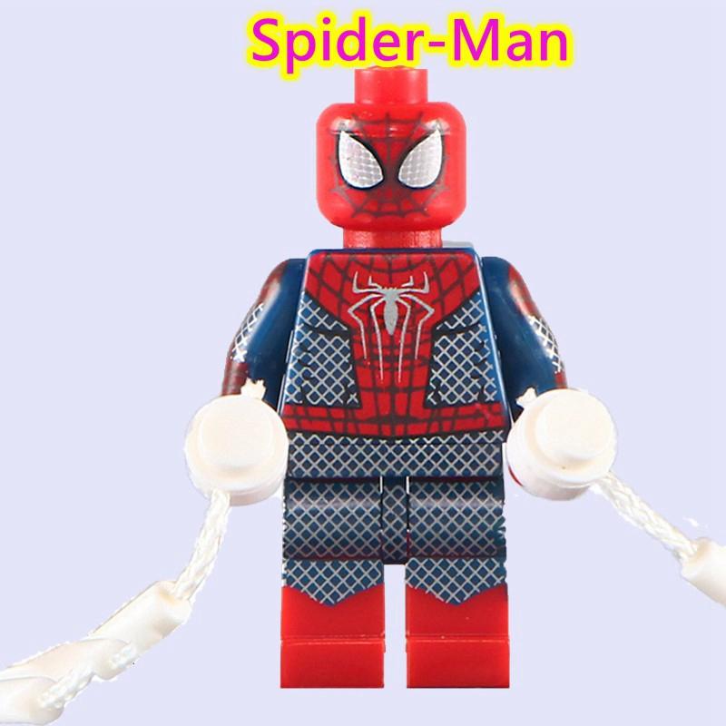 Minifigures Avengers Doctor Octopus Sandman Spider Man Building Blocks Toy