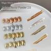 Second Gen Magic Mirror Powder: Luxury Retro Champagne Gold/Silver Nail Art Decoration