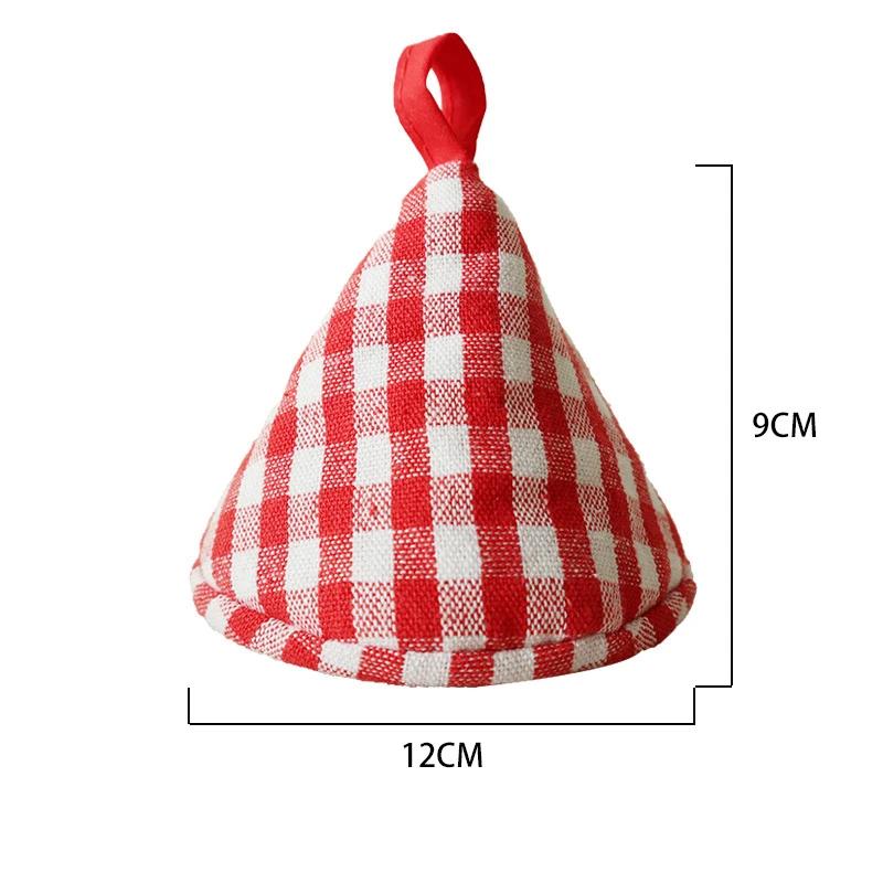 1PC Cute Cartoon Oven Mitts Triangle  Cotton Baking Insulation Microwave Heat Resistant Non-slip Gloves Handschoen Hand Clip