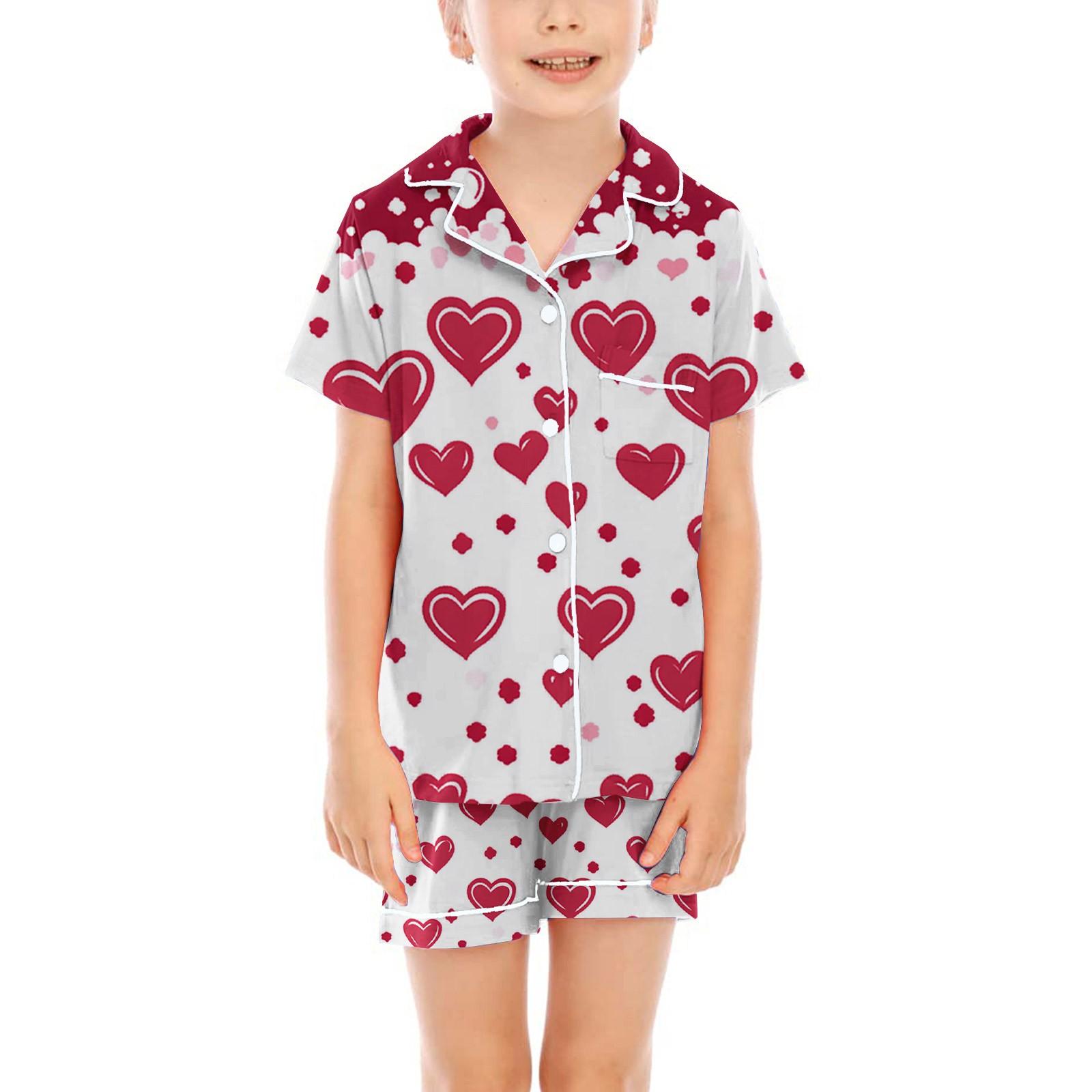 

Детские пижамы, модная рубашка из двух предметов, комплект с шортами, мягкий праздничный комплект повседневной одежды 160 белый