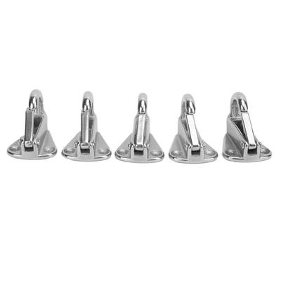 5 Pièces Crochets Marins Acier Inoxydable Type Mousqueton à Ressort Accessoires Matériel d'Accrochage pour Yacht Bateau