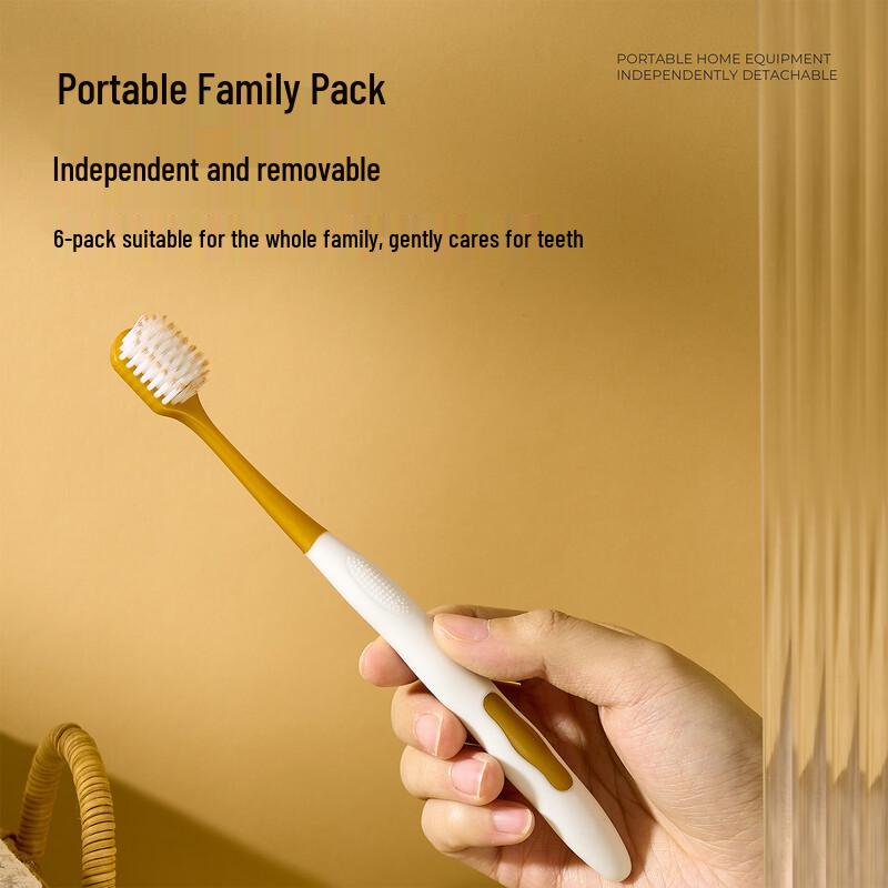 Yadian Doctor Soft Bristle Wide Head Toothbrush (6-Pack)
