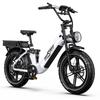 Elektrische fiets Onesport OT08 Pro, 500W motor, 2x 48V 18Ah accu's, actieradius 190km, 20×4.0 inch banden