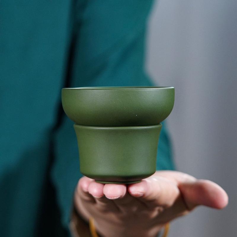 

Yixing Purple Clay Tea Separator Infusor Vintage Tea Strainer Dispenser Household Tea Maker Tea Filter Cafes Accessories Craft