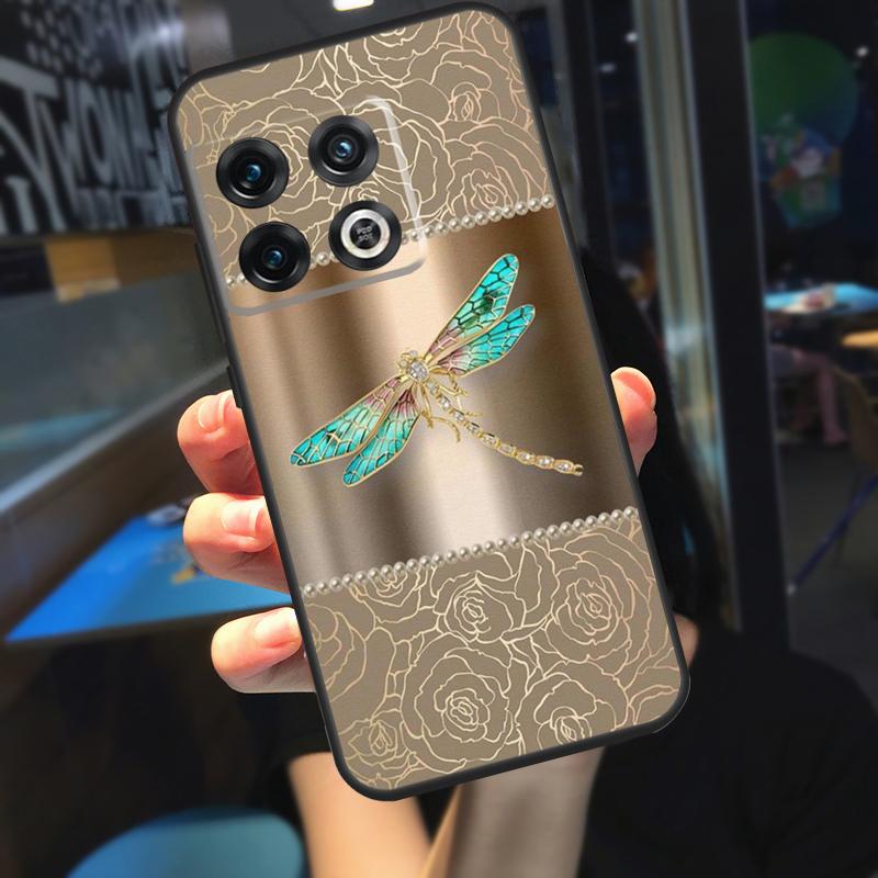 Floral Colorful Dragonfly Funda For OnePlus 13R 13 12 R 11 9 10 Pro 8T 9RT 10T OnePlus Nord CE 4 2 3 Lite N20 N30 Case