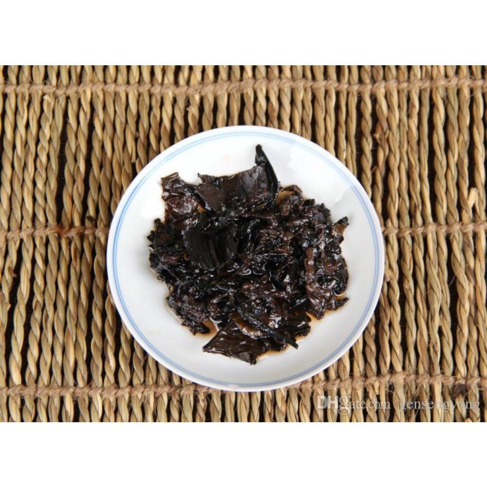 Yunnan Old Menghai 7562 Ripe Pu-erh Tea Brick Puerh 250g Black