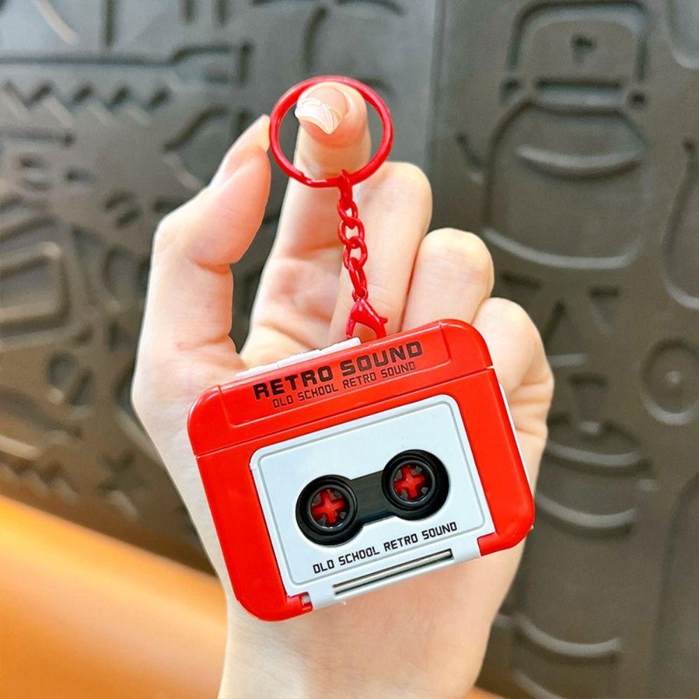 Cassette Recorder Music Key Chain Storage Box Key Storage Holder Holder Wall Keychain Friend Gift