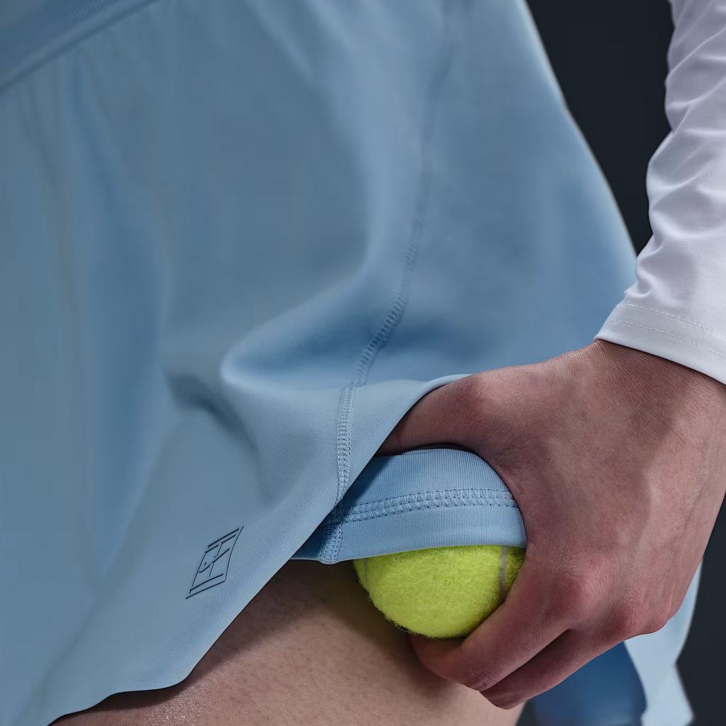 Nike Court Advantage Dri-Fit Comfortable Soft Skin-Friendly Fashion Casual Skirt Women Skirts Mind-Blue FZ6730-422