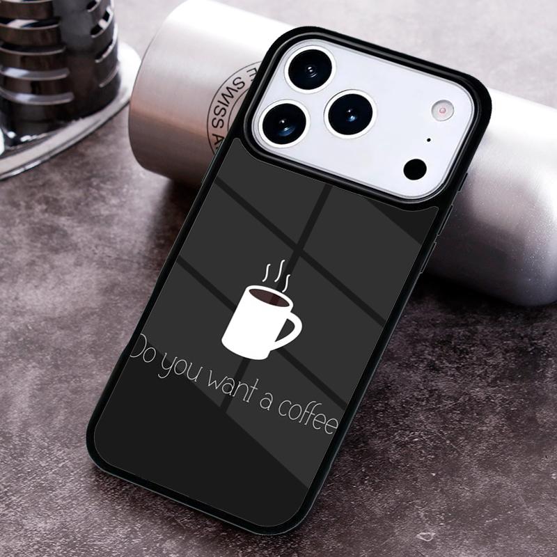 Coffee Wine Cup Phone Case For iPhone 17 16 15 14 13 12 11 Pro Max Plus 17Air Soft Silicone Cover