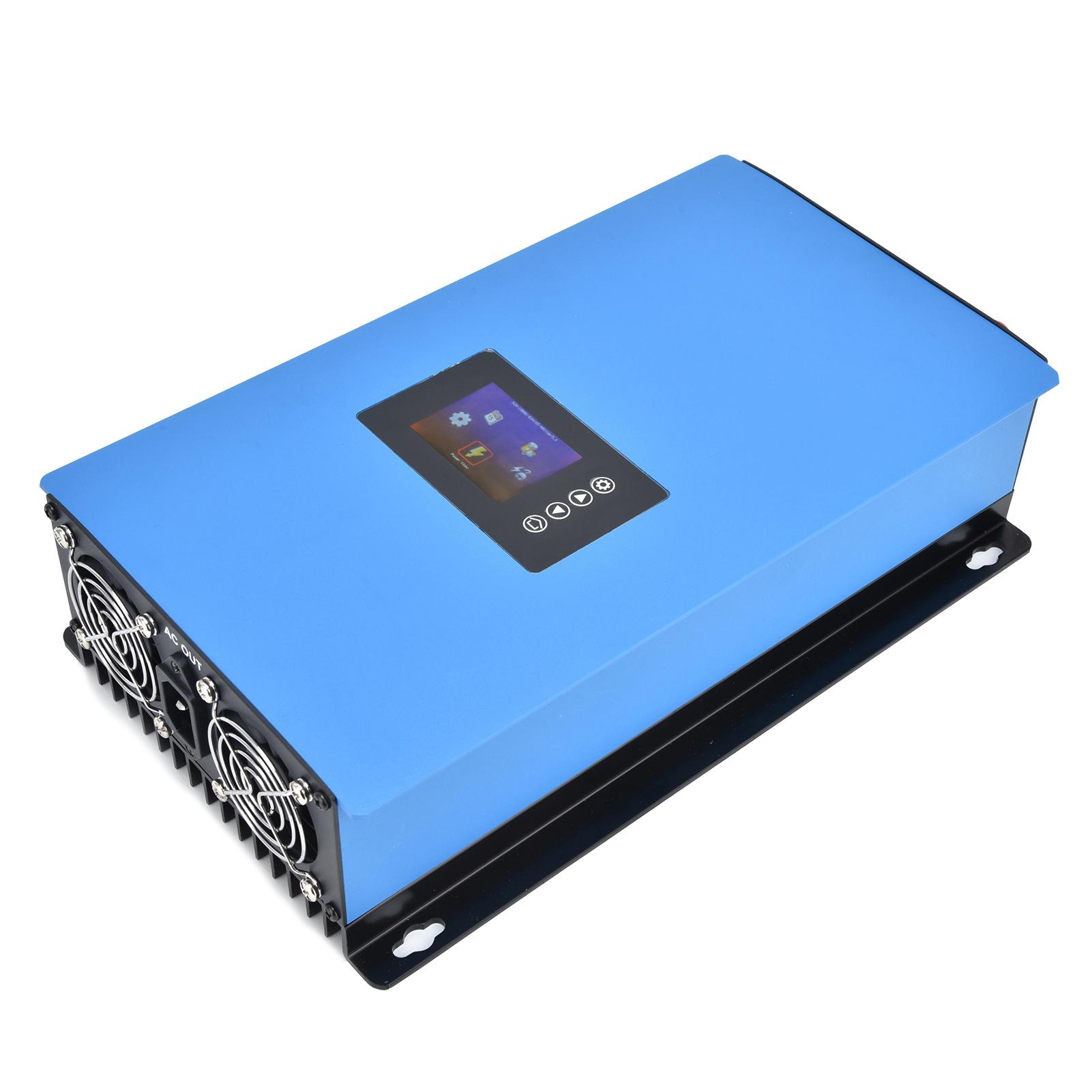 

Солнечный инвертор сетевой 1000 Вт ЖК-дисплей с ограничителем для фотоэлектрических панелей, разряд батареи