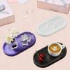 Silicone Resin Oval Tray Mold,Epoxy Resin Casting Mold for Jewelry Storage Plate