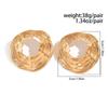 Trendy Alloy Studs Earrings with Distinctive Geometric Pattern Perfect for Women Who Love Statement Jewelry